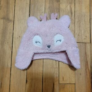 Cute Pink Animal Plush Hat